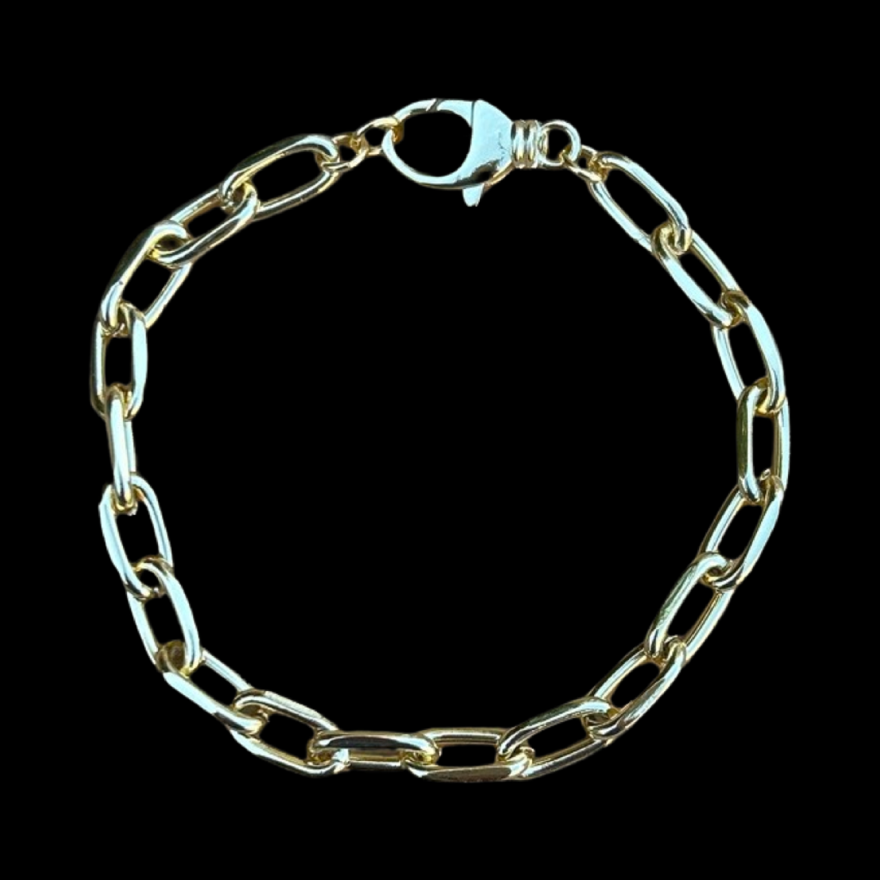Bracelet - Chunky 14K gold filled bracelet with lobster claw clasp