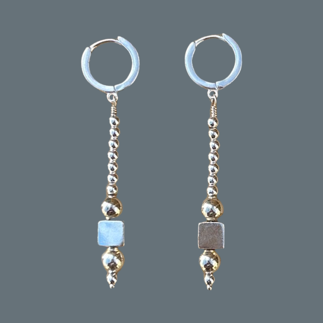 Earrings - Sterling silver hanging earrings