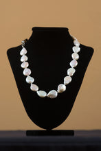 Load image into Gallery viewer, Necklace - Knotted Freshwater Pearls, Swarovski Crystal

