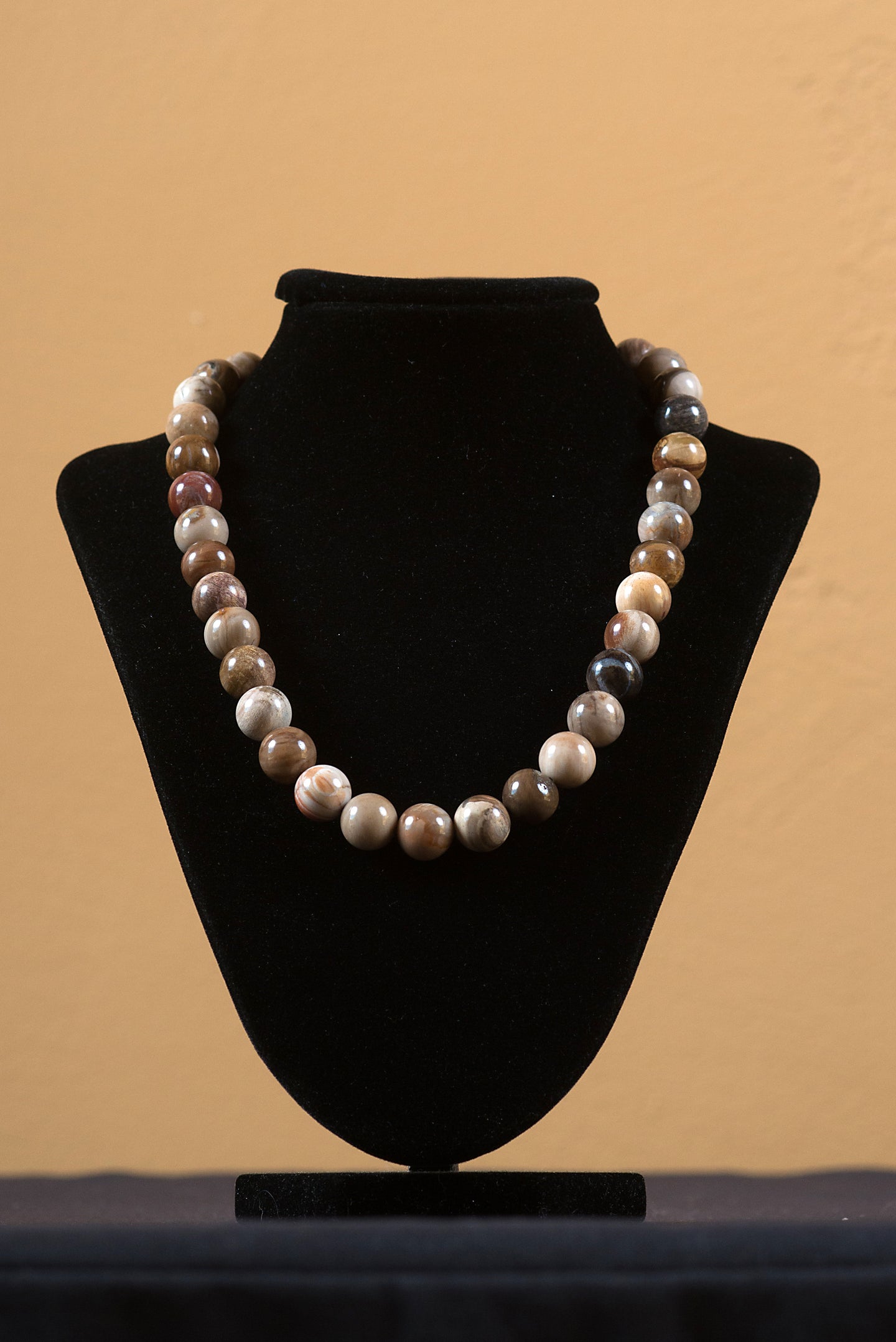 Necklace - Petrified Wood Beads