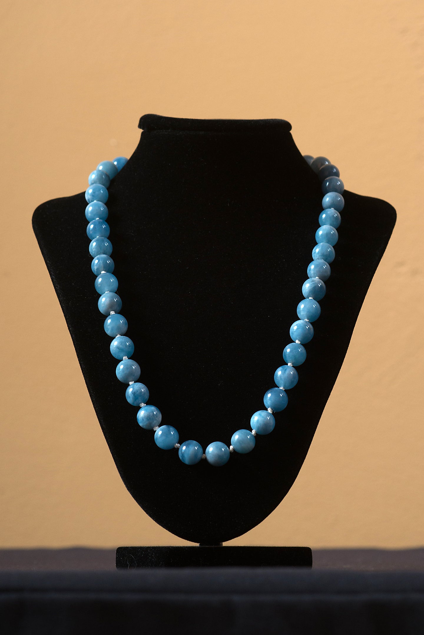 Necklace - Aquamarine, Swarovski Crystal